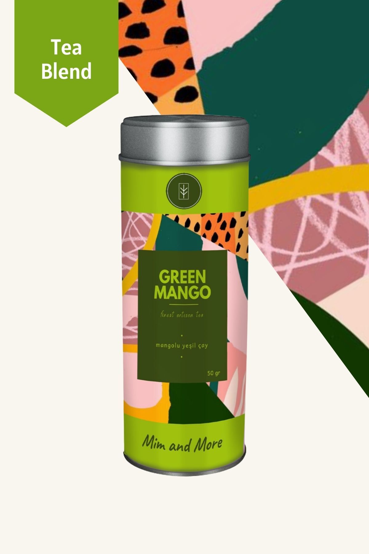 Mim and More Green Mango Tea - Mangolu Yeşil Çay, 50 gr