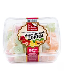 Can Kardeşler Kuruyemiş Çifte Kavrulmuş Meyveli Lokum 120 Gr Pkt