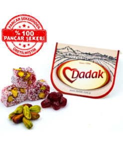 Dadak Lokum ve Kuruyemiş Nar Aromalı Antep Fıstıklı Mini Lokum 200 gr - Görsel 3