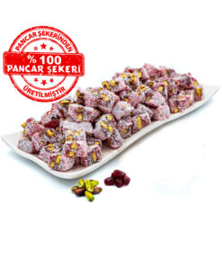 Dadak Lokum ve Kuruyemiş Nar Aromalı Antep Fıstıklı Mini Lokum 200 gr