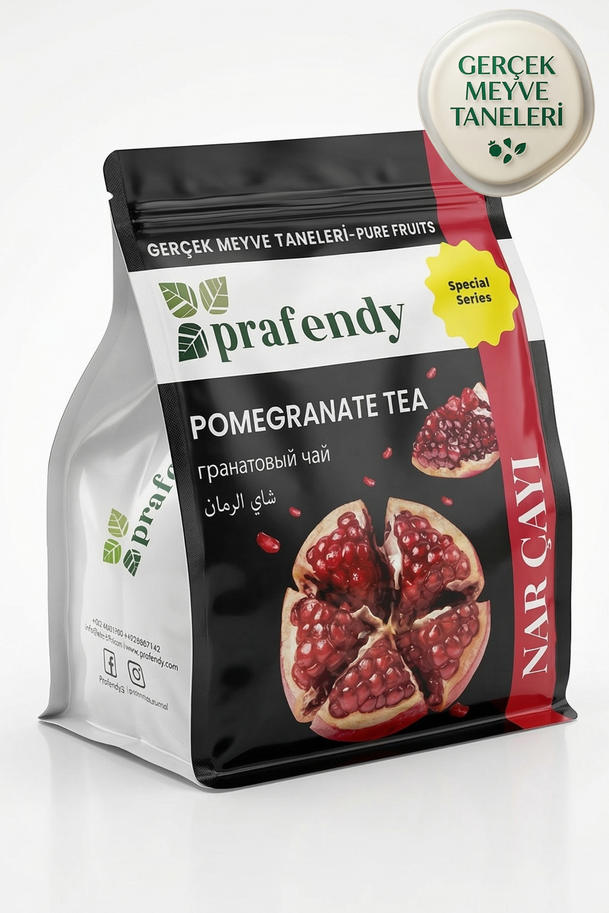 prafendy NAR ÇAYI - GERÇEK MEYVE TANELİ 1000 GR