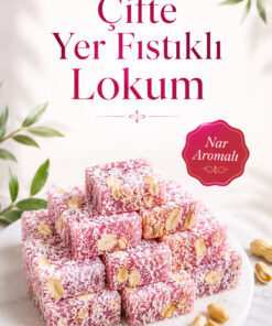Şener Glikozsuz Lokum 350 Gr Yer Fıstıklı Nar Aromalı Lokum Pvc
