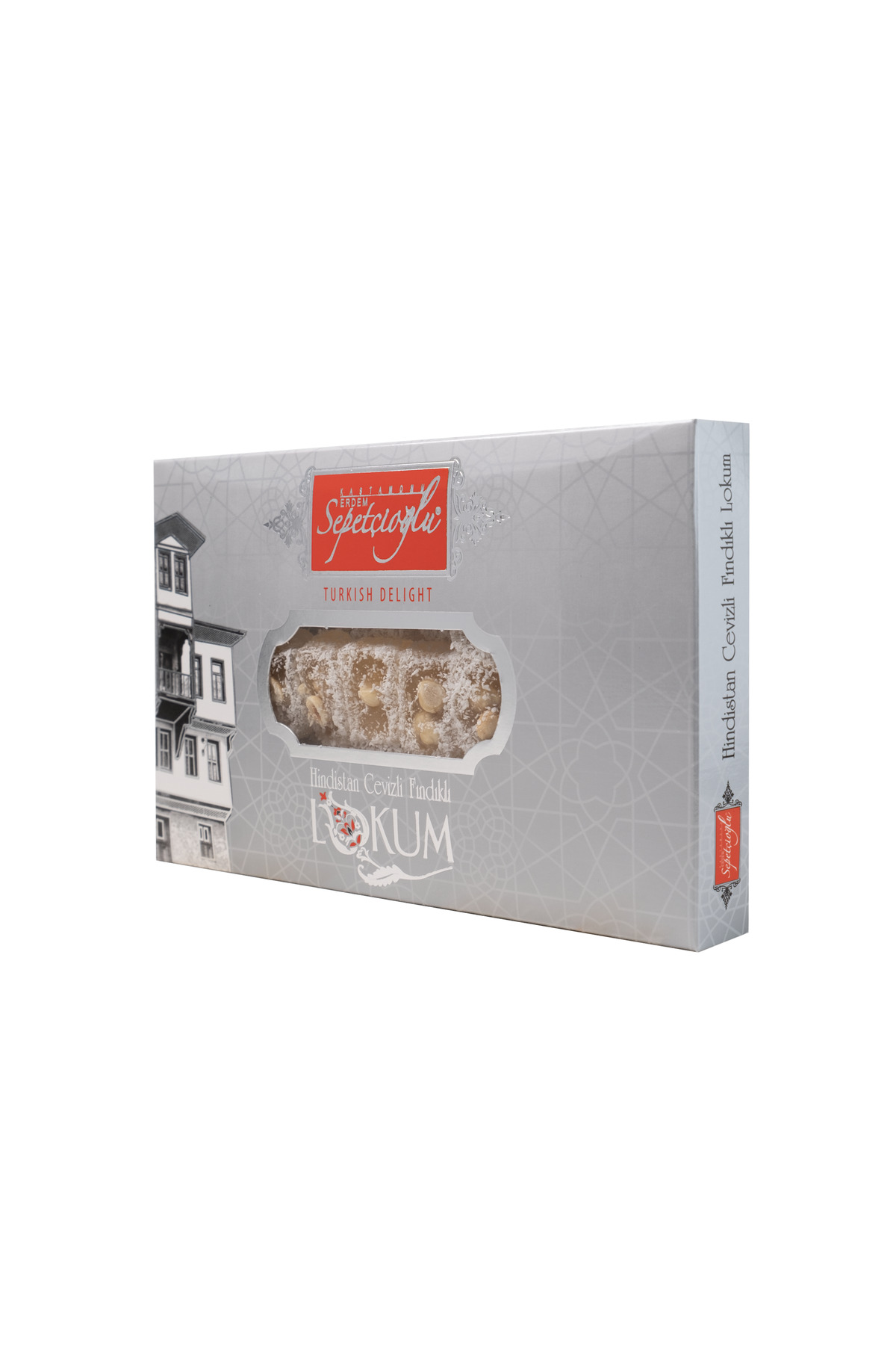 Erdem Sepetçioğlu Hindistan Cevizli Fındıklı Lokum 550 G