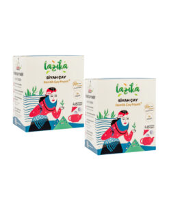 LAZİKA Avantajlı (2'li Set) Ilk Hasat Siyah Çay Demlik Poşet (96 Adet Demlik Poşet- 307,2 g)- Ağartılmamış Poşette, Katkısız, Doğal,Mayıs Çayı