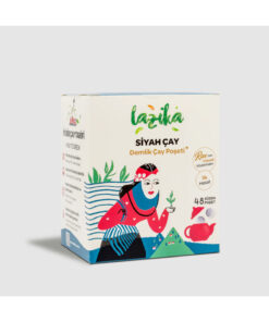 LAZİKA Avantajlı (2'li Set) Ilk Hasat Siyah Çay Demlik Poşet (96 Adet Demlik Poşet- 307,2 g)- Ağartılmamış Poşette, Katkısız, Doğal,Mayıs Çayı - Görsel 2