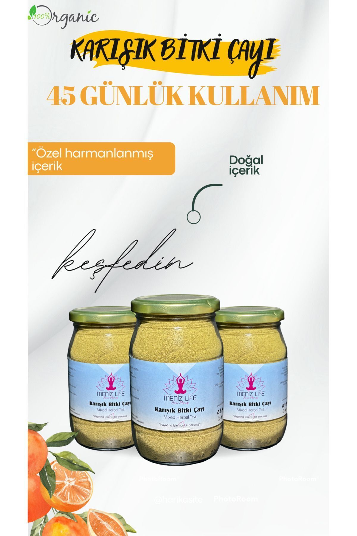 Menizlife Karışık Bitki Çayı (45 GÜNLÜK) - Görsel 3