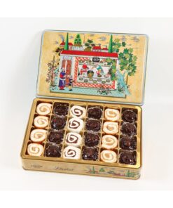 Lokum Atölyesi Lotus Krema Dolgulu,Türk Kahveli Kakao Krema Dolgulu Lokum 600g