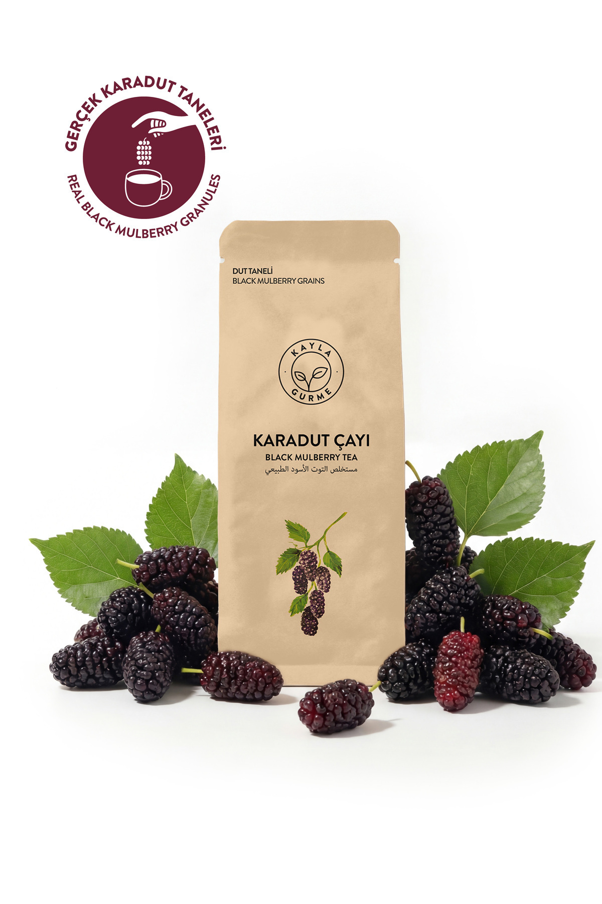 Kayla Gurme Karadut Çayı - Gerçek Karadut Meyve Taneli Çay - 1 kg