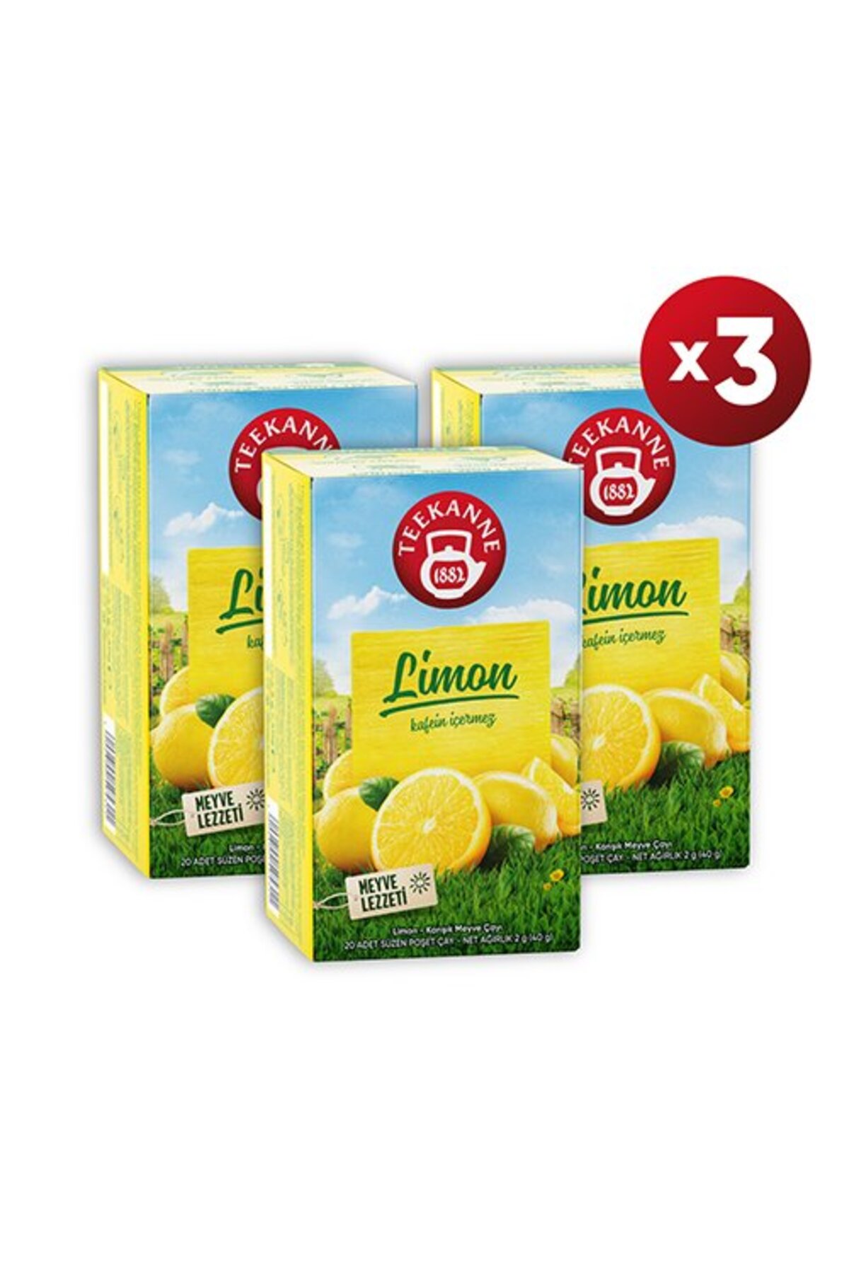 teekanne Limon Karışık Meyve Çayı 40 x 3 Paket