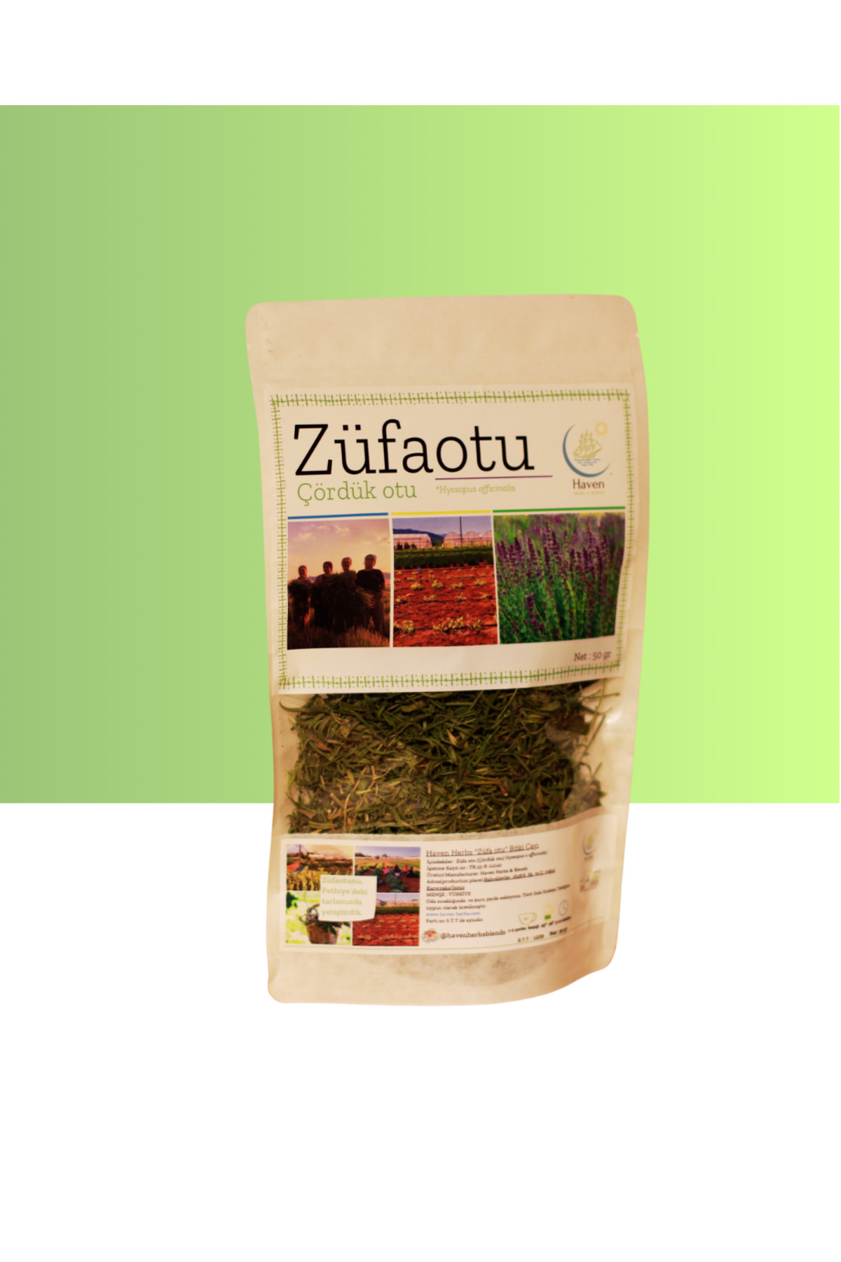 Haven Herbs & Blends Züfa Otu 50gr | 2025 Mahsûlü | 100% İlaçsız Tarım | Bahçemizden - Görsel 3