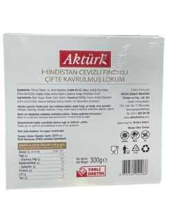 Alternative view of Aktürk Fındıklı Hindistan Cevizli Çifte Kavrulmuş Lokum 300 Gr. X 3 Adet