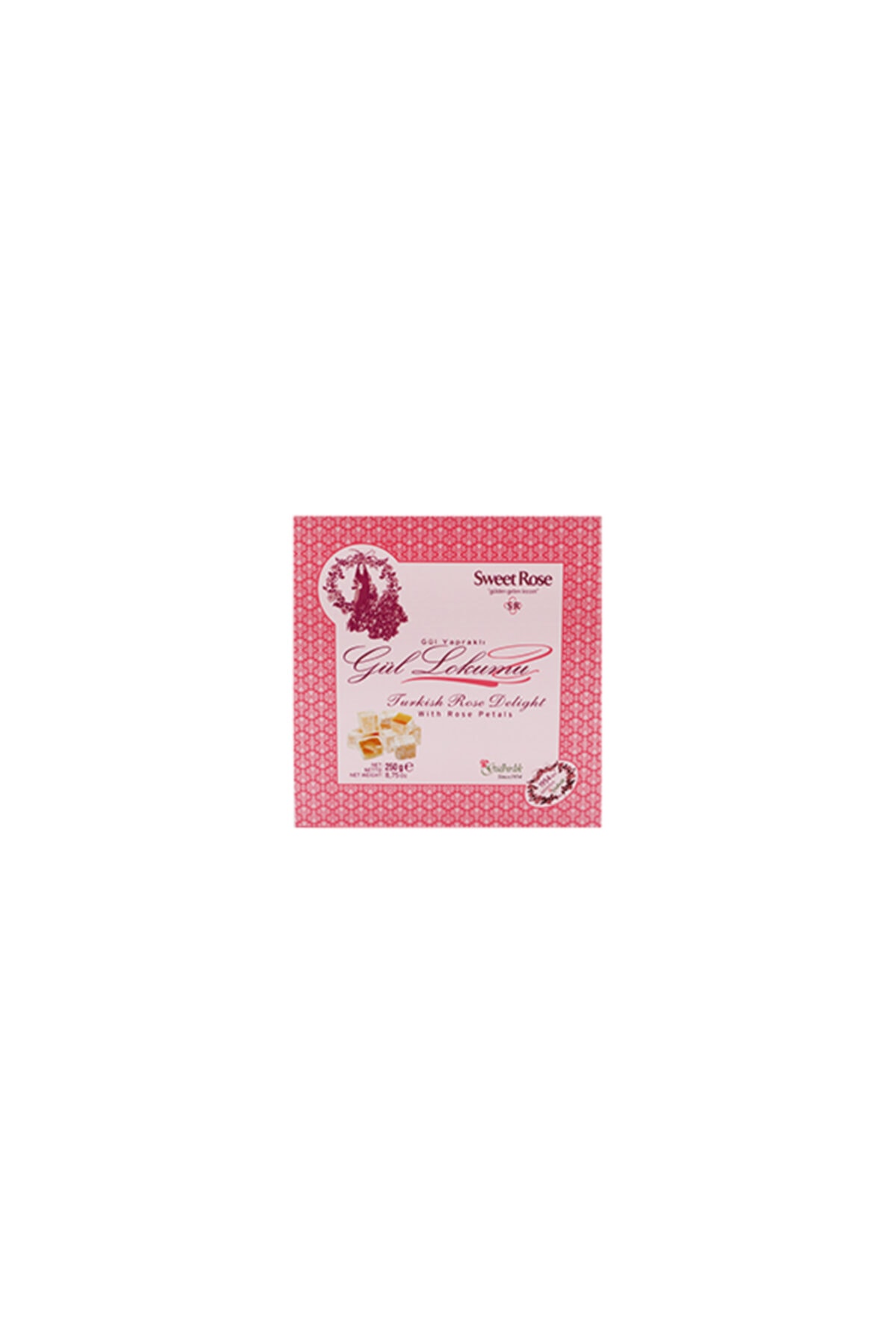 SweetRose Gül Yapraklı Lokum - 250 G