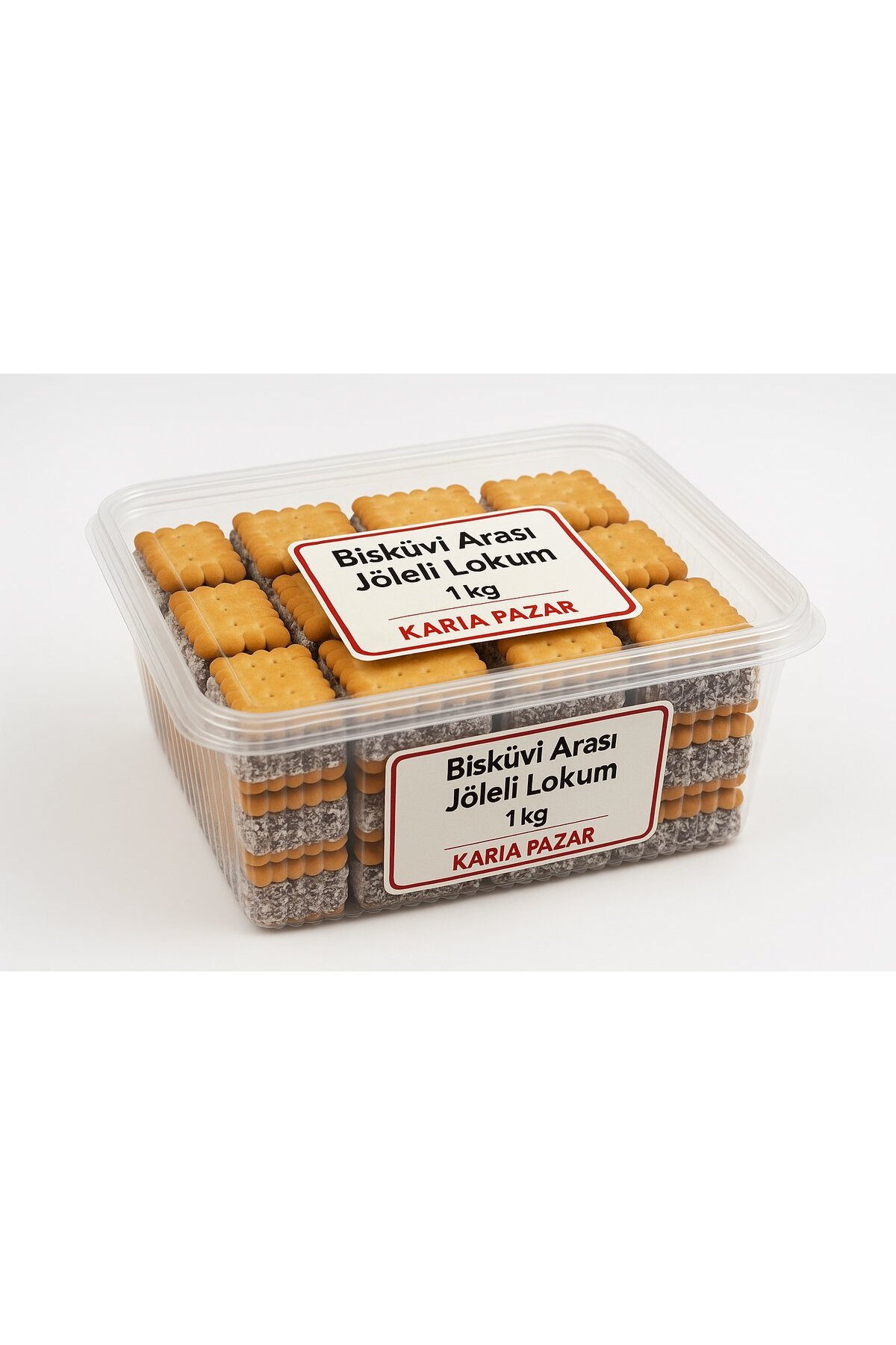 Karia Bisküvi Arası Jöleli Lokum 1kg | Geleneksel Tatlı