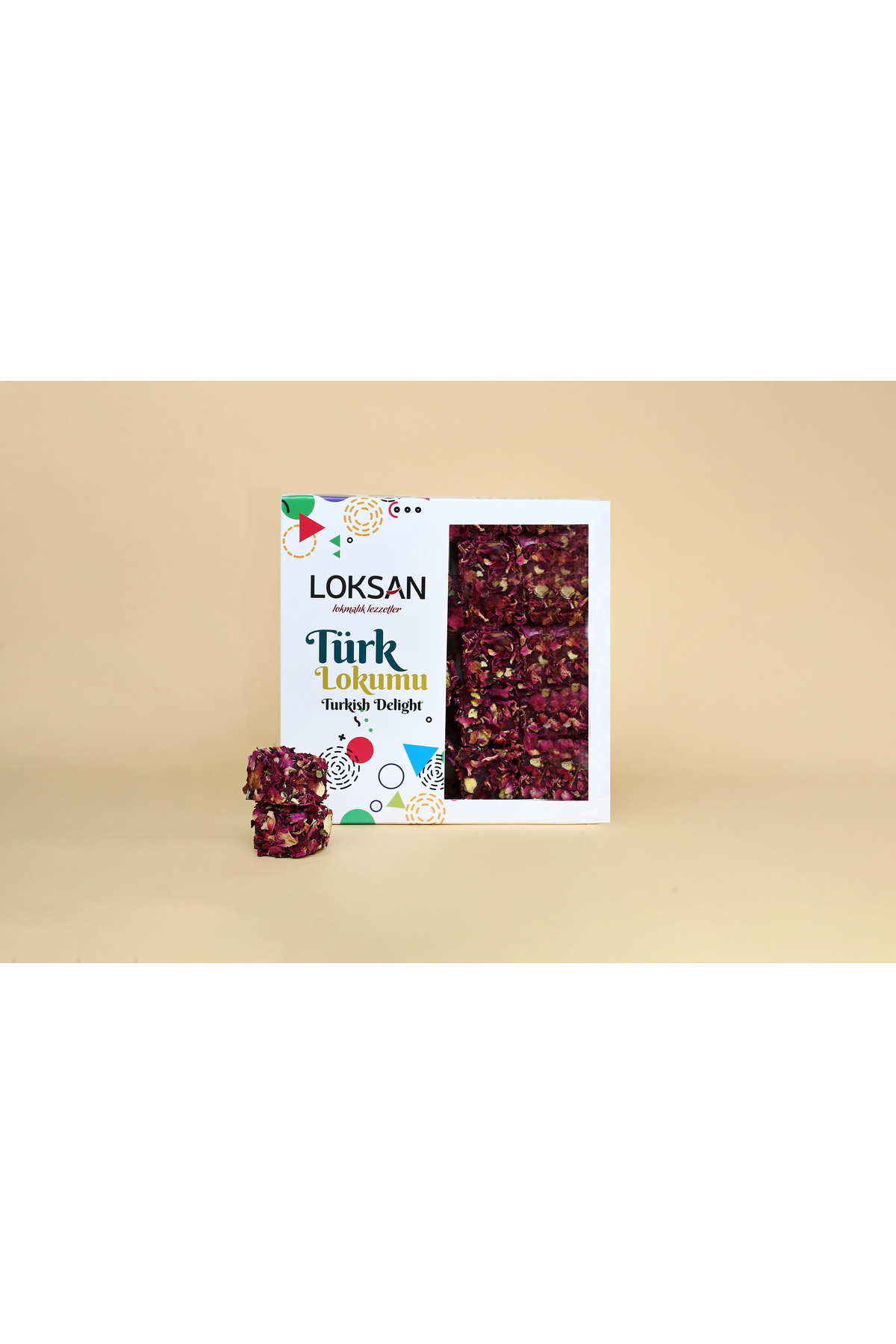 Genel Markalar Gül Yaprağı Kaplamalı Nar Aromalı Antep Fıstıklı Lokum 300 gr (FISTIK RÜYASI)