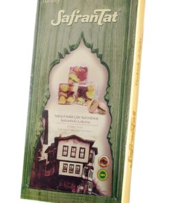 SAFRANTAT Antep Fıstıklı Çifte Kavrulmuş Türk Lokumu 480 Gr Antep Çifte Kavrulmuş