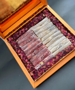 Alternative view of Kutluhan 450 gr karışık Güllü,a Damlasakızlı, Narlı parmak Fitil Turkish Delight Lokum, 450 gr