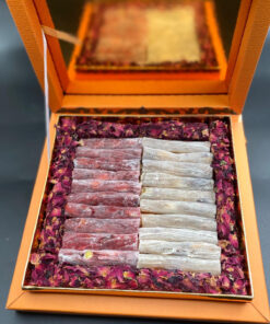 Kutluhan 450 gr karışık Güllü,a Damlasakızlı, Narlı parmak Fitil Turkish Delight Lokum, 450 gr