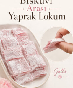 Şener Glikozsuz Lokum Bisküvi Arası Lokum Güllü 500 gr Atıştırmalık