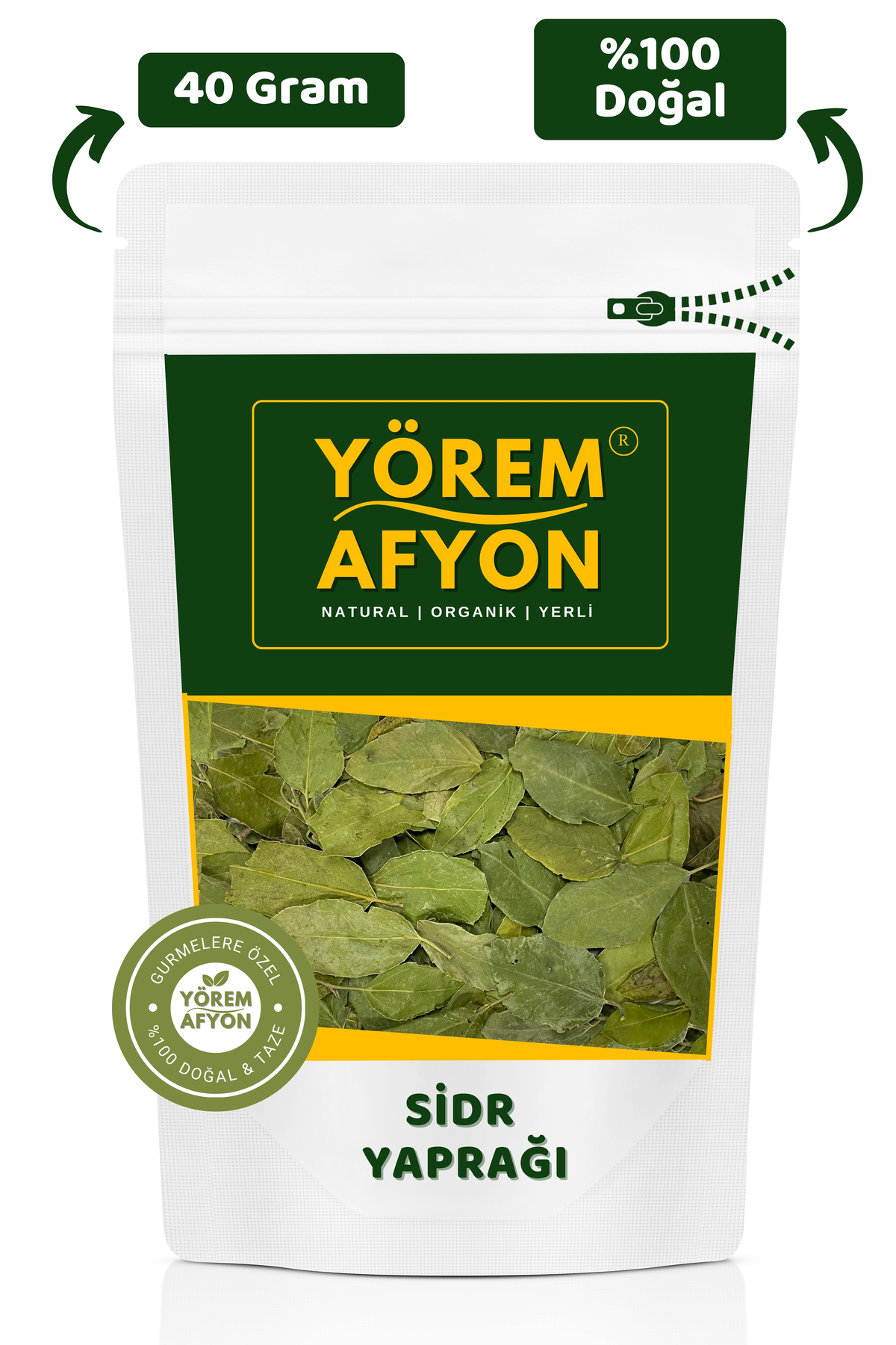Gülçehre Doğanın Arındırıcı Mührü & Negatif Enerjiye Karşı Kalkan Hakiki Sidr Yaprağı {Sedir – Sidir} | 40Gr.