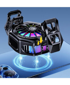 Alternative view of Fibaks Telefon Soğutucu Fan Radyatörlü Magsafeli Aparatlı 27w Power 3 Farklı Derece Ayarlı Rgb Işıklı Fan