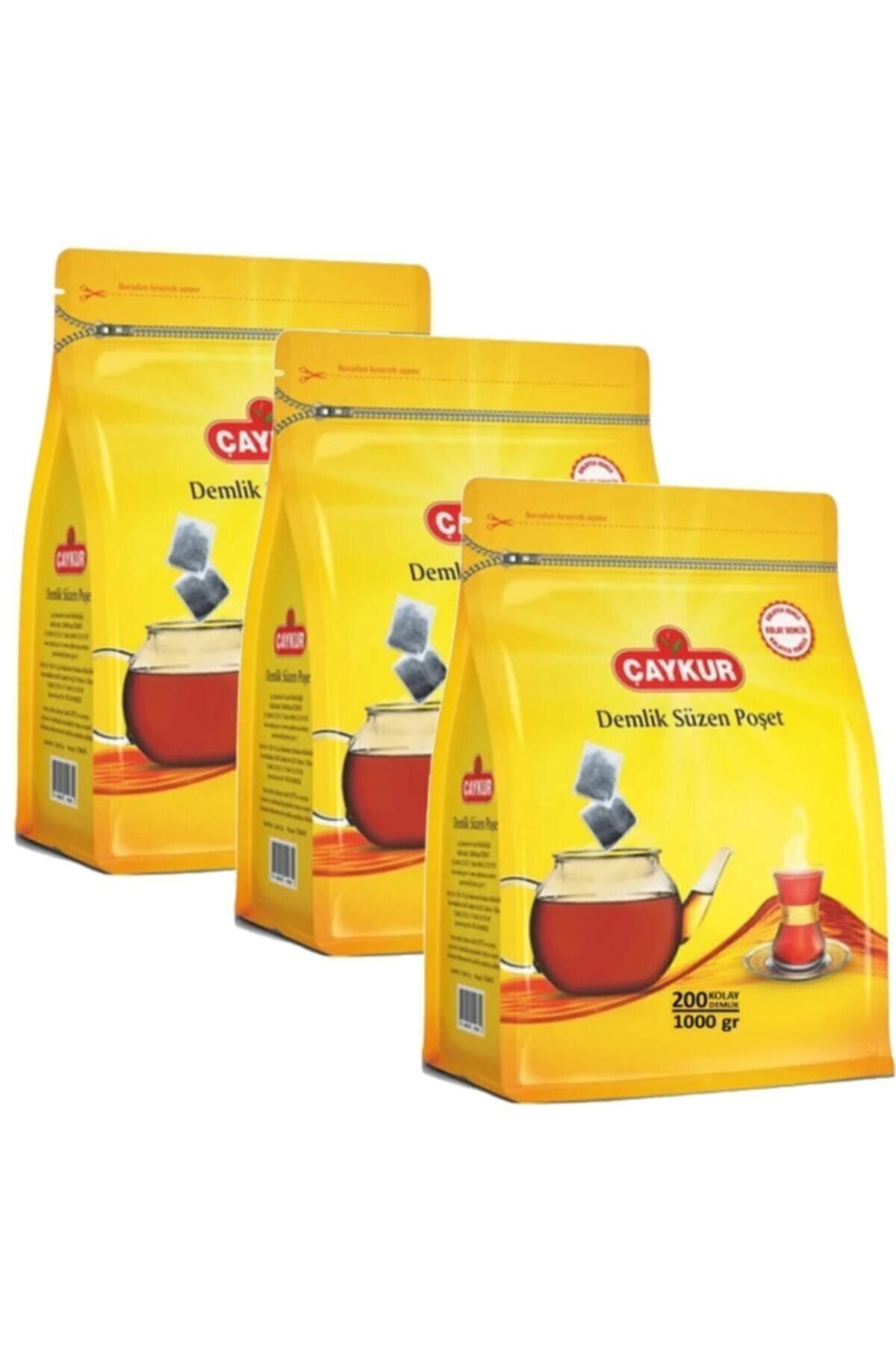Çaykur EDT DEM.SÜZEN POŞET ÇAY 1000 GR(200*5GR) 3 ADET