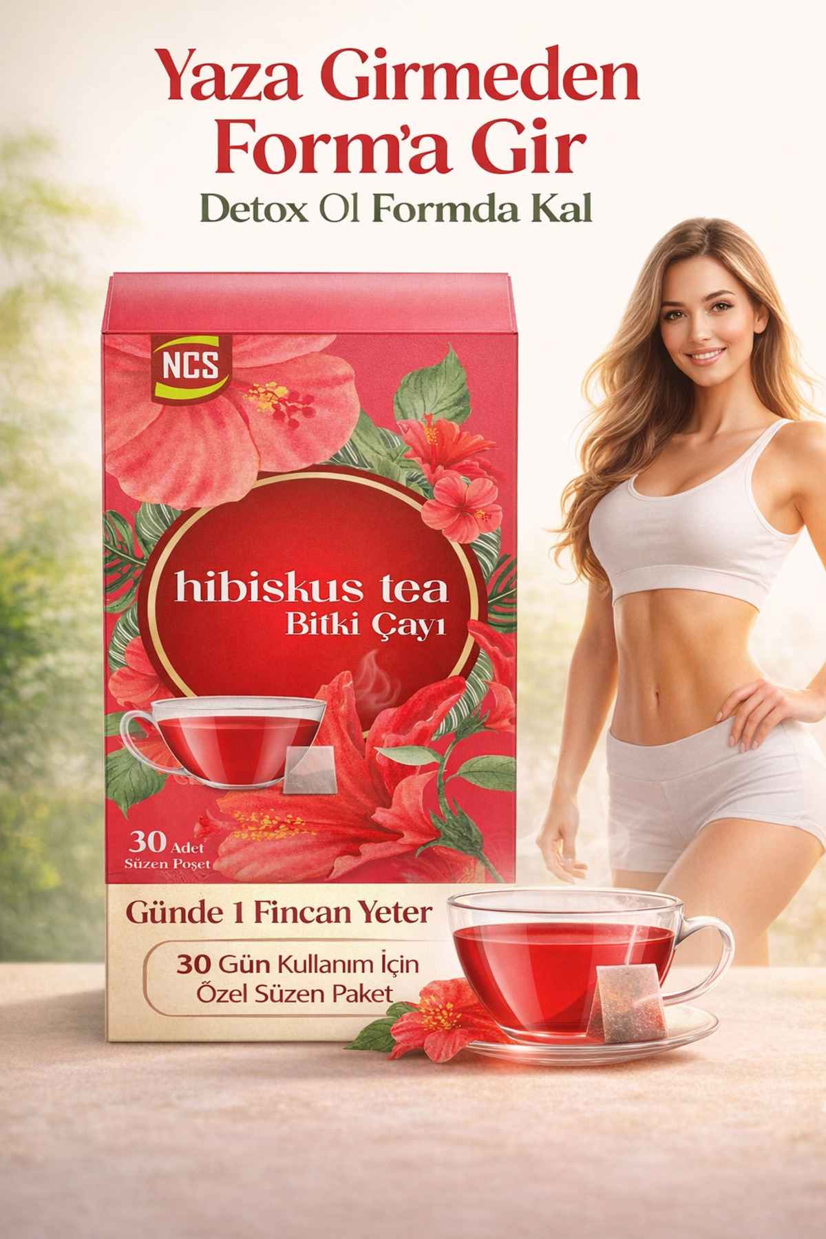 Ncs Hibiskus Detox Çayı 30 Süzen Poşet Bitkisel