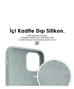 Alternative view of KVK PRİVACY Iphone 13-14-15Uyumlu Lansman Kılıf Içi Kadifeli Kamera Yükseltili Silikon Kapak Lacivert