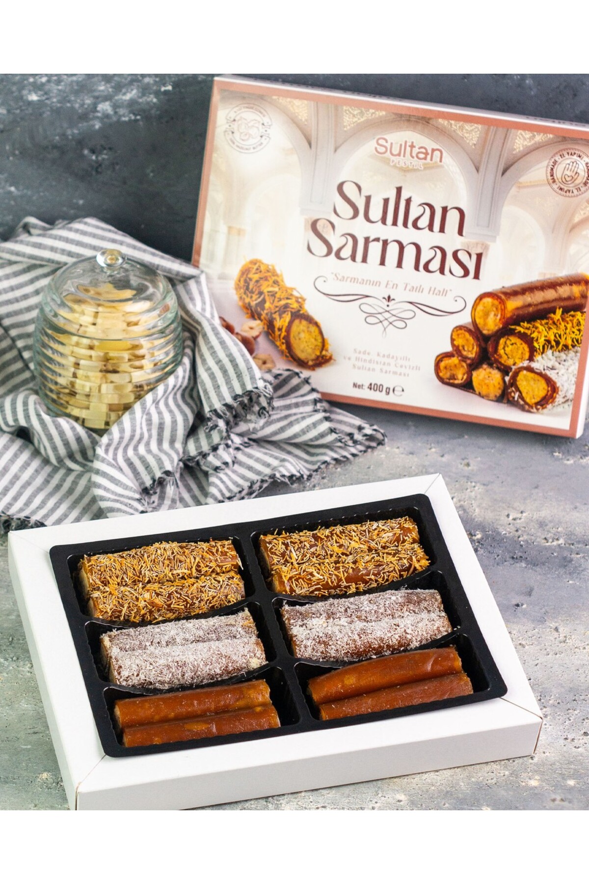 Sultan Pestil Sultan Sarması Hediyelik Kutu 400 gr