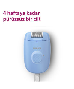 Philips 2000 Serisi BRE228/05 Bacak Epilasyon Aleti, Kablolu, Yıkanabilir, Mavi