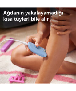 Philips 2000 Serisi BRE228/05 Bacak Epilasyon Aleti, Kablolu, Yıkanabilir, Mavi - Görsel 3