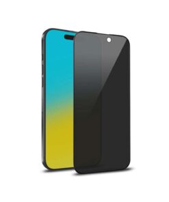 Alternative view of Fibaks iPhone 16/15/14 Pro Gizlilik Hayalet Privacy Ahize Toz Koruma Temperli Kırılmaz Cam Ekran Koruyucu