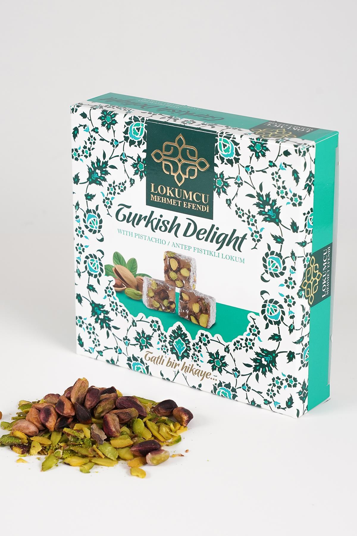 LOKUMCU MEHMET EFENDİ Tatlı bir hikaye 200 Gr Antep Fıstıklı Lokum 200 Gr