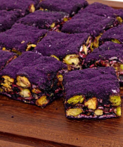 HALUK ÇEREZ 500 gr Ikramlık El Yapımı Karadutlu Fıstıklı Baklava Lokum