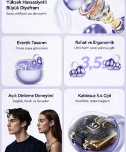 UMD Q87 Kulakiçi Bluetooth Kulaklık ANC ENC Çok Amaçlı BÜTÜN TELEFONLARLA UYUMLU - Görsel 3