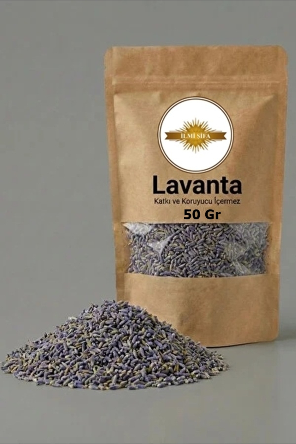 İLMİ ŞİFA Lavanta Çayı (Lavanta Çiçeği – Lavandula angustifolia) Kurutulmuş Bitki 50 Gr