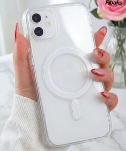 Fibaks iPhone 11 Kılıf 17 Pro Max Çevirici MagSafe Kamera Lens Korumalı Camlı Dönüştürücü Gümüş - Görsel 3