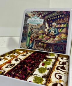 Gönbeler Osmanlı Motif Tarihi Lokumcu Motifli Karışık Lokum 650GR