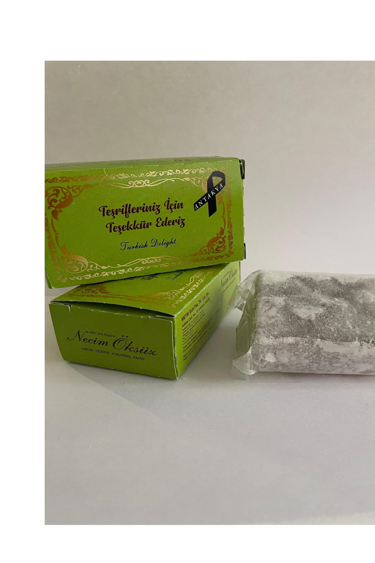 Necim Öksüz Lokum- Cezerye Necim Öksüz Antep Fıstıklı Mevlit Lokumu 5 KG