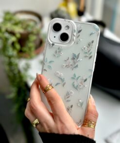 Go Aksesuar Iphone 13 - 14 ve 15 Uyumlu Darbe Önleyici Mat Şeffaf Baskılı Silikon Kılıf