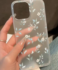 Alternative view of Go Aksesuar Iphone 13 - 14 ve 15 Uyumlu Darbe Önleyici Mat Şeffaf Baskılı Silikon Kılıf
