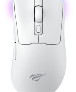 Havit Gamenote MS966SE Kablosuz Gaming Mouse - Beyaz – 3 Mod Bağlantı, 22000 DPI, RGB, BT V5.2