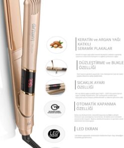 Arzum Belisa Saç Düzleştirici Keratin Seramik Plaka - AR5024 - Görsel 3