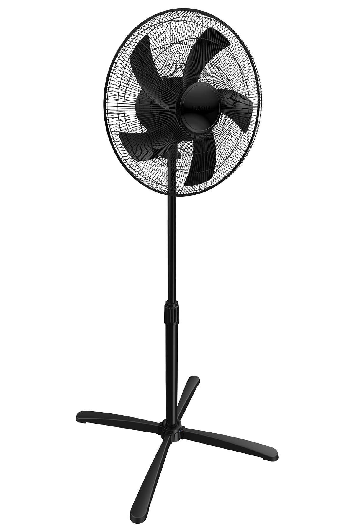 KUMTEL KTF-355 Siyah 16 İnç Ayaklı Vantilatör 50 W,3 Pervaneli,3 Kademeli, 121 cm Yükseklik - Görsel 3