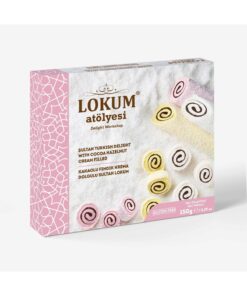 Lokum Atölyesi Kakaolu Fındık Krema Dolgulu Sultan Lokum 150g
