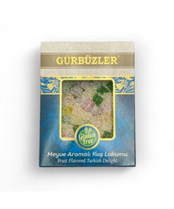 GÜRBÜZLER KURUYEMİŞ GÜRBÜZLER Glutensiz Meyve Aromalı Kuş Lokumu 400g