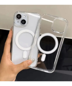Alternative view of KVK PRİVACY Apple Iphone 13-14-15 Uyumlu Kılıf Magsafe Özellikli Şeffaf Darbe Emici Silikon Kapak
