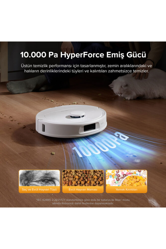 Roborock Qrevo L Akıllı Robot Süpürge - Beyaz - Görsel 2