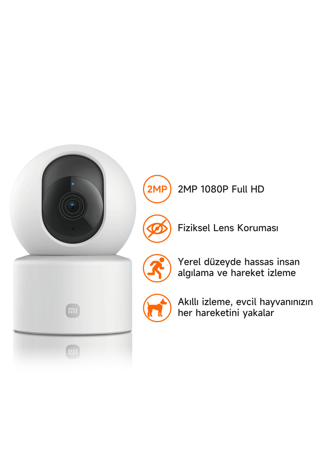 Xiaomi Smart Camera C201 Full HD 1080p Akıllı Güvenlik Kamerası (Xiaomi Türkiye Garantili)