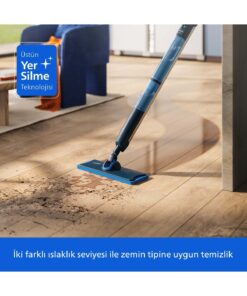 Alternative view of Philips 5000 Serisi OneUp Elektrikli Mop, Bakterilere karşı ,9 etkili, 360 derece başlık, (XV5113/01)