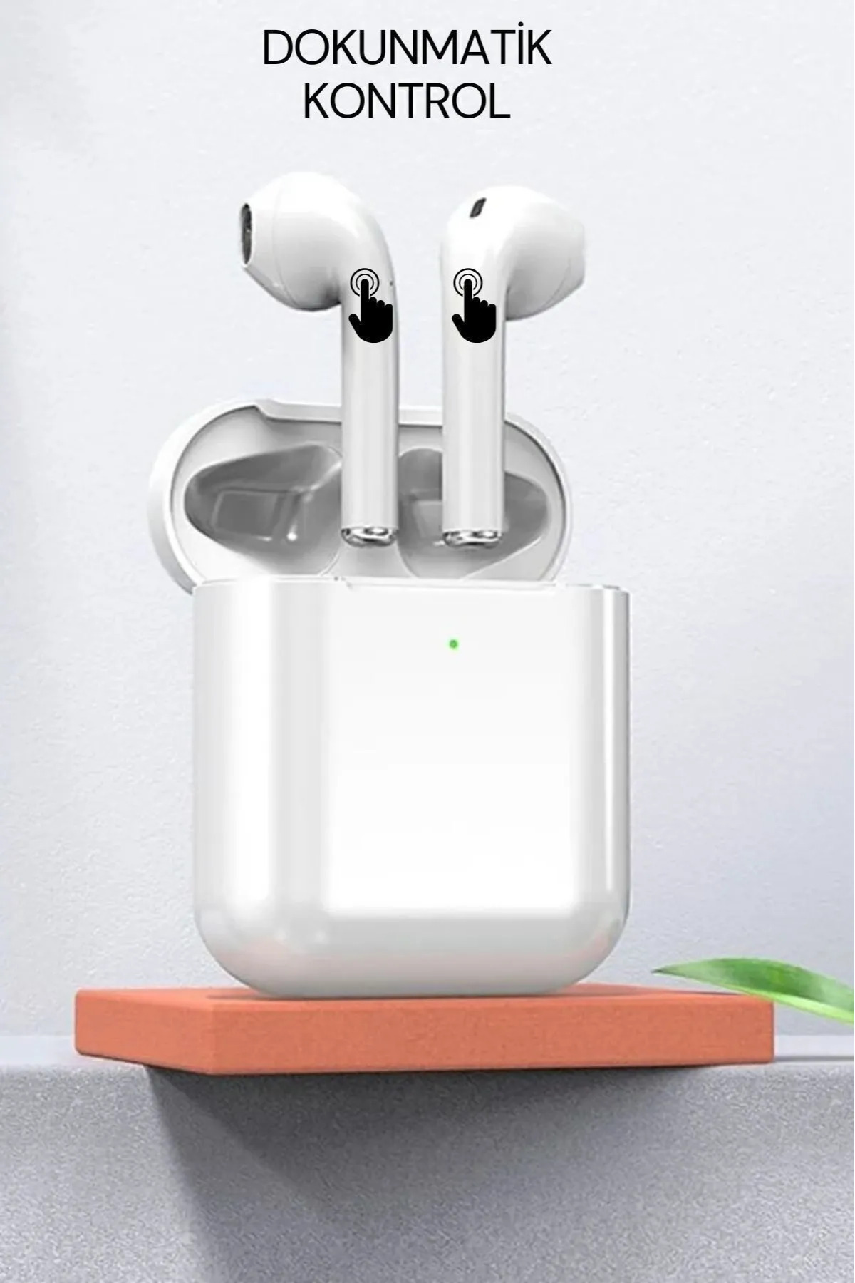Ocado Beyaz 2. Nesil Tüm Telefonlar Ile Uyumlu Bluetooth 5.0 Kulakiçi Kulaklık Kılıf Hediyeli - Görsel 3